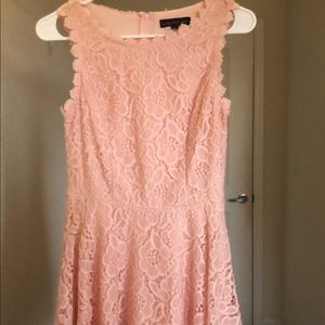 pink floral dress